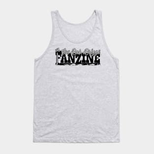 Joe Bob Briggs Fanzine Logo Tee BW Tank Top